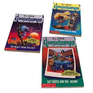 R L Stine Goosebumps VTG‎ Book Lot of 3 from 1995-1996